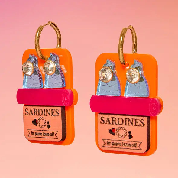Sardine Hoop Earrings