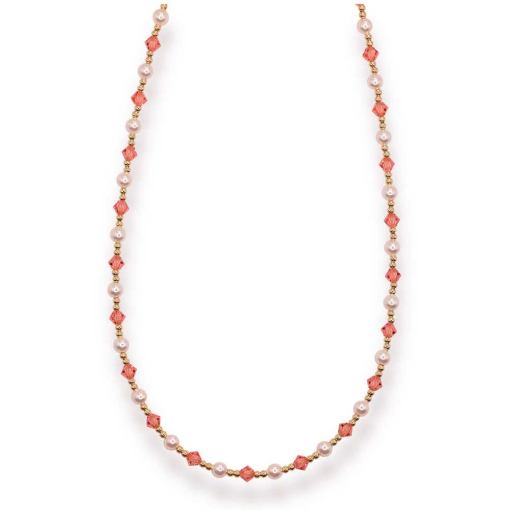 Pink Pearl Necklace