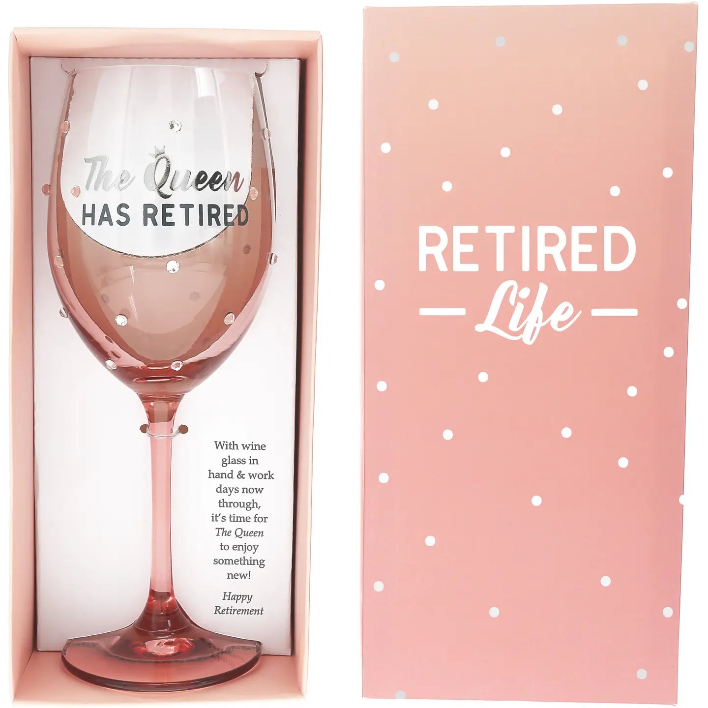 Retired Queen Wine Glass